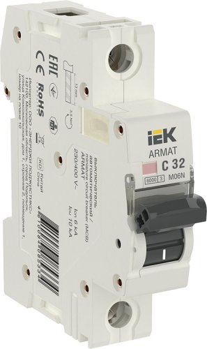 Выключатель автоматический IEK ARMAT M06N 1п 32А C 6кА картинка